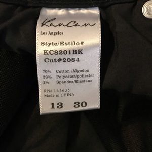 KanCan black Moto jeans